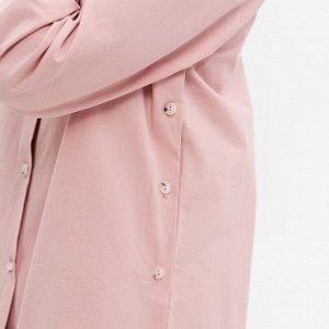 Рубашка женская MINAKU: Casual Collection цвет темно-розовый
