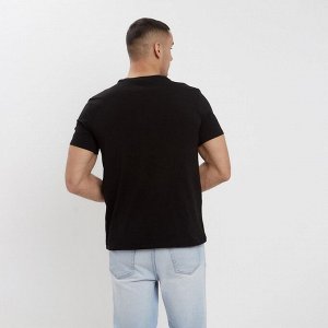 Футболка мужская MINAKU SLIM FIT: чёрная
