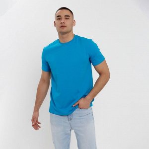 Футболка мужская MINAKU REGULAR FIT: бирюза