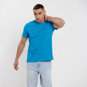 Футболка мужская MINAKU REGULAR FIT: бирюза