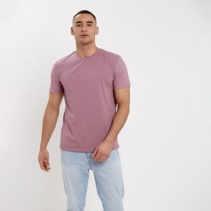 Футболка мужская MINAKU REGULAR FIT: пурпурная