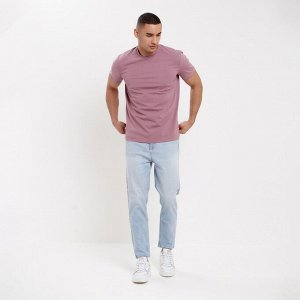 Футболка мужская MINAKU REGULAR FIT: пурпурная