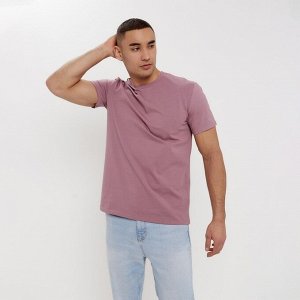 Футболка мужская MINAKU REGULAR FIT: пурпурная