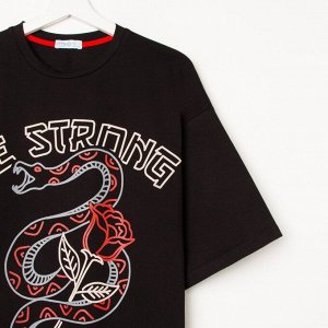 Футболка мужская KAFTAN "Be strong", черный.