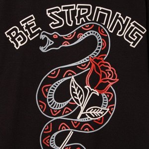 Футболка мужская KAFTAN "Be strong", черный.