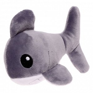 Мягкая игрушка «Акулёнок», цвет серый, 15 см