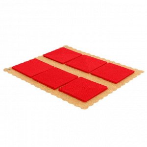 Развивающая игра «Прозрачный квадрат Ларчик», цвет красный