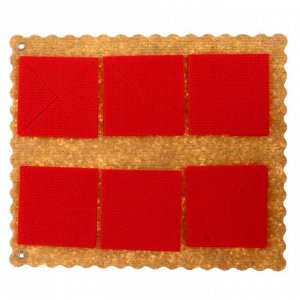 Развивающая игра «Прозрачный квадрат Ларчик», цвет красный