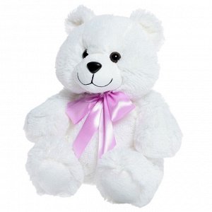 Мягкая игрушка «Медведь Джуниор» цвет белый, 33 см