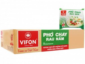 Рисовая лапша "PHO RAU NAM" (широкая) со вкусом грибов и овощей по-Вьетнамски 65 гр. ТМ  VIFON