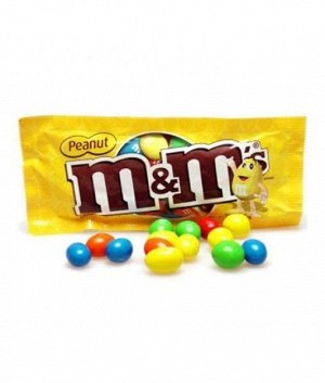 M&Ms Драже с арахисом 45гр