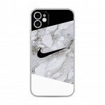 Силиконовый чехол Мраморный Nike на iPhone 11