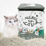 Наполнитель Charcoal Natural Tofu Cat Litter / 6 л
