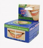 Зубная паста 5 Star Cosmetic 5A. 25гр., Натуральная Тайская паста Гвоздика синяя.  Отбеливающая с гвоздикой, ментолом камфорой и карбонатом кальция.