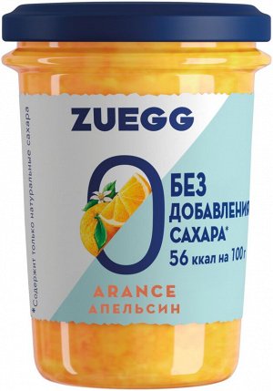 Zuegg Zero Конфитюр без сахара Апельсин 220гр с/б