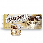 Туалетная бумага YOKO Takeshi бамбук 3 слоя, 10 рулонов
