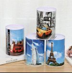 Металлическая копилка - консерва 12*16см