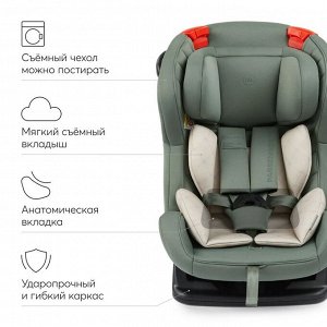 Автокресло Happy baby PASSENGER V2, 0-25 кг dark olive