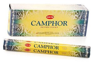 Благовония, ароматические палочки Camphor HEM 6-ти гранник (Камфора)