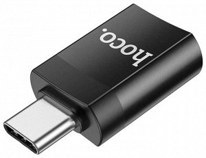 Переходник адаптер Hoco UA17, OTG, Type-C (M) to USB3.0