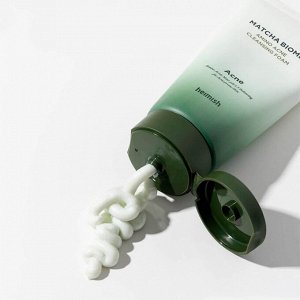 Heimish Matcha Biome Amino Acne Cleansing Foam Нежная кремовая пенка для ухода за проблемной кожей