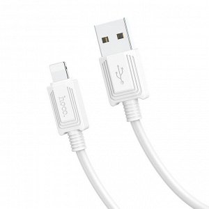 Кабель USB на Lightning “X73” зарядка и передача данных, БЕЛЫЙ