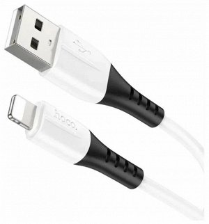 USB-кабель Hoco X82 Lightning 1м, силиконовый белый