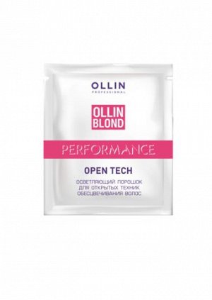 OLLIN Professional Осветляющий порошок для волос для открытых техник обесцвечивания волос Ollin BLOND PERFORMANCE Open Tech 30 г
