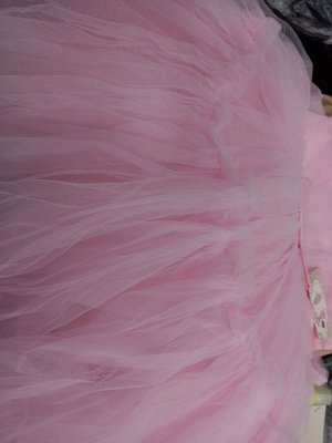 Платье для девочки из фатина цвет Розовый