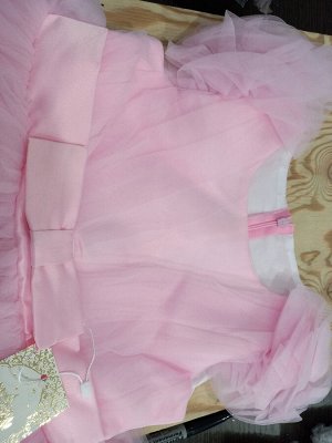 Платье для девочки из фатина цвет Розовый