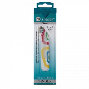 Zinger, Пилка FG-02-09 "Абстракция" стеклянная 2-сторонняя блистер, Зингер