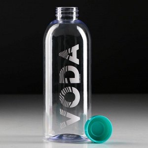 Бутылка для воды пластиковая «Вода», 1000 мл
