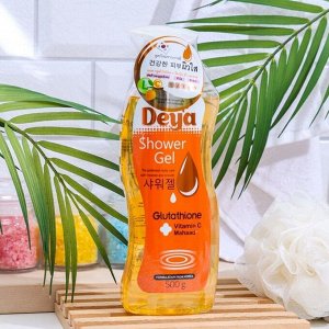 Deya Гель для душа с глутатионом / Shower Gel Glutathione, Vitamin C, Mahaad, 500 г