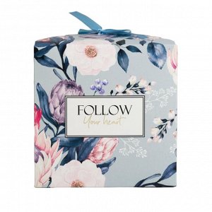 Коробка подарочная складная «Follow», 18 х 18 х 18 см