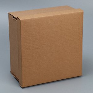 Складная коробка «Бурая», 28 х 28 х 15 см