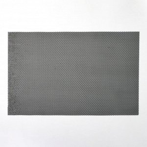 Коврик придверный «ЗИГ-ЗАГ», 60x90 см, цвет серый