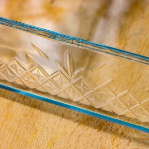 СИМА-ЛЕНД Форма для запекания из жаропрочного стекла, 2,7 л, 35,5?21 см