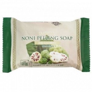 Косметическое отшелушивающее мыло для лица и тела JUNO Gawol Noni с фруктовым экстрактом Нони (для всех типов кожи) 150г/120