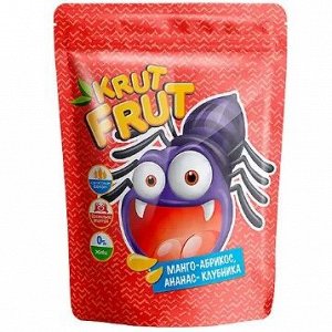 «KrutFrut», мармелад жевательный в форме разноцветных пауков, 200 г