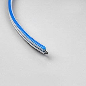 Гибкий неон Luazon Lighting 6x12 мм, IP65, 50 м, SMD2835, 120 LED/м, 12 В, свечение синее