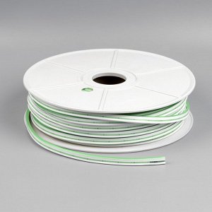 Гибкий неон Luazon Lighting 6 x 12 мм, IP65, 50 м, SMD2835, 120 LED/м, 12 В, свечение зелёное