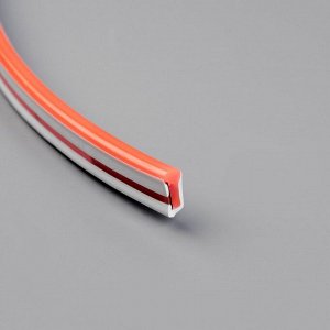 Гибкий неон Luazon Lighting 6 x 12 мм, IP65, 50 м, SMD2835, 120 LED/м, 12 В, свечение розовое