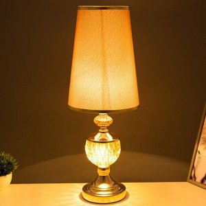Настольная лампа "Эсли" Е27 40Вт золото 22х22х59 см RISALUX