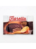 FIORELLA Вафли Fiorella с апельсиновым кремом в горьком шоколаде, 20 г