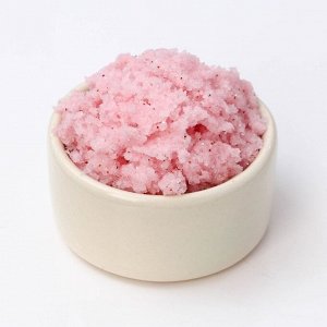 Соляной скраб для тела с блестками «Очищает от мыслей», с ягодным ароматом, 280 мл