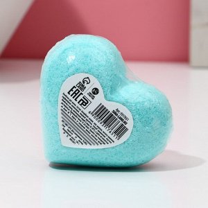 Бомбочка для ванны в форме сердца «Ты чудесна!», 130 г, мята