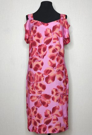 Платье Bazalini 4271 розовый цветы