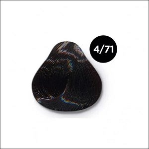 Оллин Стойкая краска для волос Оллин шатен коричнево пепельный тон 4/71 Ollin Silk touch 60 мл