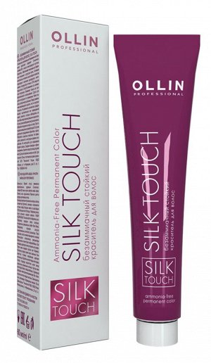 Ollin Silk touch Краска для волос Корректор серебряный тон 0/01 Оллин Стойкая крем краска для окрашивания волос 60 мл