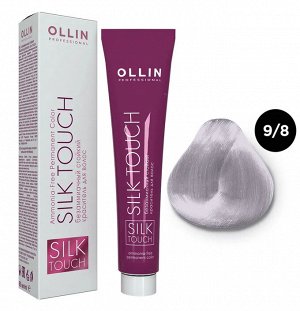 Краска для волос Ollin Silk touch блондин жемчужный тон 9/8 Оллин Стойкая крем краска для окрашивания волос 60 мл